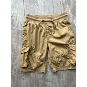 GAP Kids Boy Toddler Drawstring Elastic Shorts Easy On Shorts Khaki Cargo S 6/7